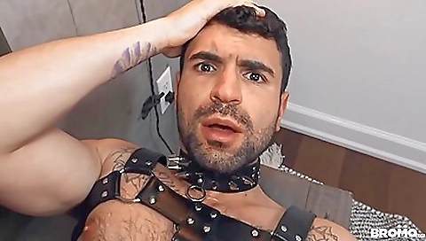 Sexy brunette hair with a foot job