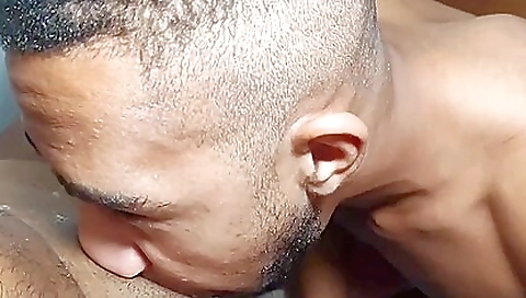 Hot javaping with a sexy brunette hair